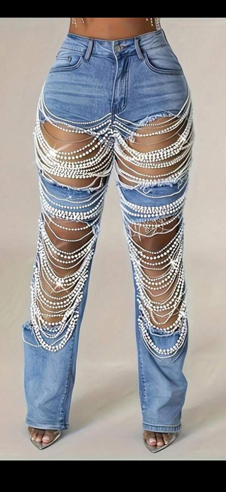 Rhinestone Luxe Jeans